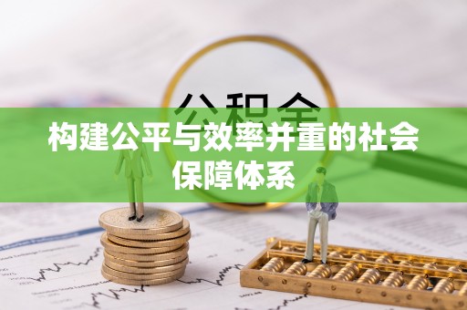 察雅构建公平与效率并重的社会保障体系